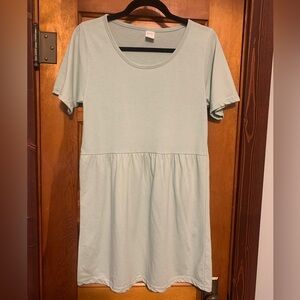 Green Babydoll Top